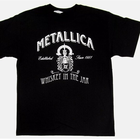 METALLICA Whiskey In The Jar T-shirt Heavy Metal Tee Shirt New - Picture 1 of 2